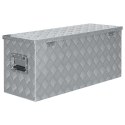 ALUMINIOWA SKRZYNIA 90,5X35X40CM SREBRNA