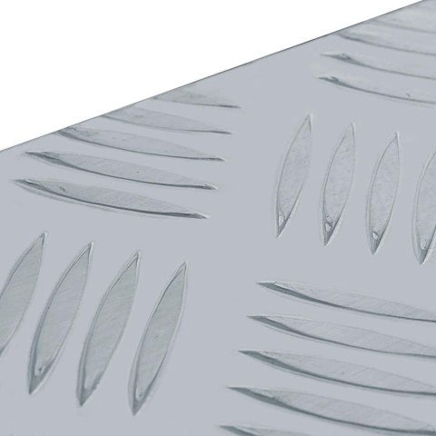 ALUMINIOWA SKRZYNIA 90,5X35X40CM SREBRNA