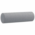 2-OSOBOWA SOFA Z PODUSZKAMI, JASNOSZARA, 140 CM, TKANINA