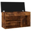 ŁAWKA NA BUTY Z PODUSZKĄ PRZYDYMIONY DĄB 80X30X47CM