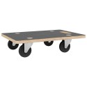 PLATFORMY TRANSPORTOWE 2 SZT. PROSTOKĄTNE 50X35X11,5CM 250 KG