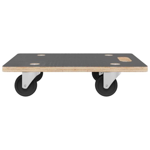 PLATFORMY TRANSPORTOWE 2 SZT. PROSTOKĄTNE 50X35X11,5CM 250 KG