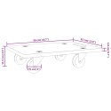 PLATFORMY TRANSPORTOWE 2 SZT. PROSTOKĄTNE 50X35X11,5CM 250 KG