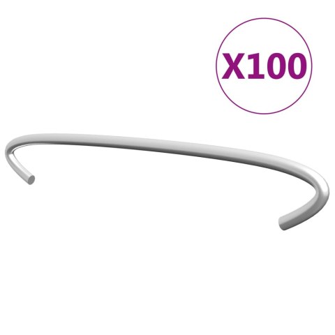 HAKI DO GABIONÓW 100 SZT. GALWANIZOWANA STAL 15CM