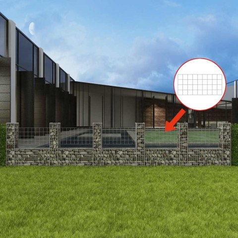 KOSZ GABIONOWY W KSZTAŁCIE LITERY U STAL 570X20X100CM
