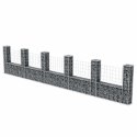 KOSZ GABIONOWY W KSZTAŁCIE LITERY U STAL 570X20X100CM