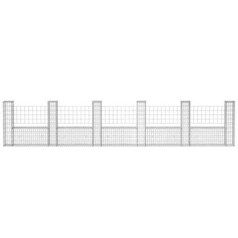 KOSZ GABIONOWY W KSZTAŁCIE LITERY U STAL 570X20X100CM