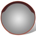 LUSTRO DROGOWE WYPUKŁE 45 CM Z DASZKIEM OCHRONNYM DO WYJAZDU