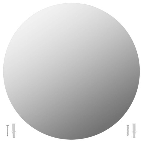 LUSTRO ŚCIENNE 50CM OKRĄGŁE SZKLANE