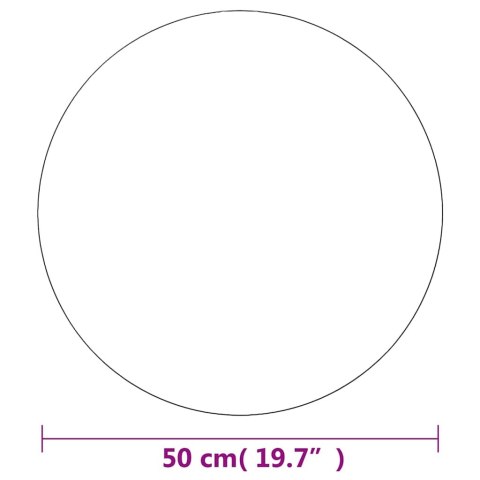 LUSTRO ŚCIENNE 50CM OKRĄGŁE SZKLANE