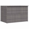 SKRZYNIA OGRODOWA SZARA 150X100X100CM RATTAN PE