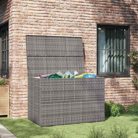 SKRZYNIA OGRODOWA SZARA 150X100X100CM RATTAN PE