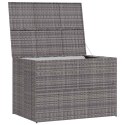 SKRZYNIA OGRODOWA SZARA 150X100X100CM RATTAN PE