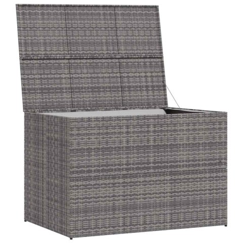 SKRZYNIA OGRODOWA SZARA 150X100X100CM RATTAN PE