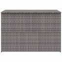 SKRZYNIA OGRODOWA SZARA 150X100X100CM RATTAN PE