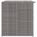 SKRZYNIA OGRODOWA SZARA 150X100X100CM RATTAN PE