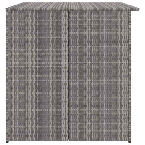 SKRZYNIA OGRODOWA SZARA 150X100X100CM RATTAN PE
