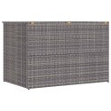 SKRZYNIA OGRODOWA SZARA 150X100X100CM RATTAN PE