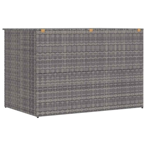 SKRZYNIA OGRODOWA SZARA 150X100X100CM RATTAN PE