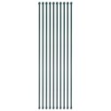 SŁUPKI OGRODZENIOWE 10 SZT. 1,5 M METALOWE ZIELONE