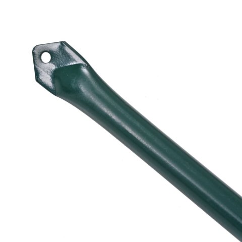 SŁUPKI OGRODZENIOWE 10 SZT. 1,5 M METALOWE ZIELONE