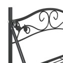 STOJAK NA KWIATY CZARNY 56X30X96CM STAL