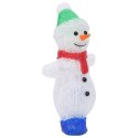 ŚWIĄTECZNA AKRYLOWA FIGURKA BAŁWANA Z LED 30CM WEWN./ZEWN.