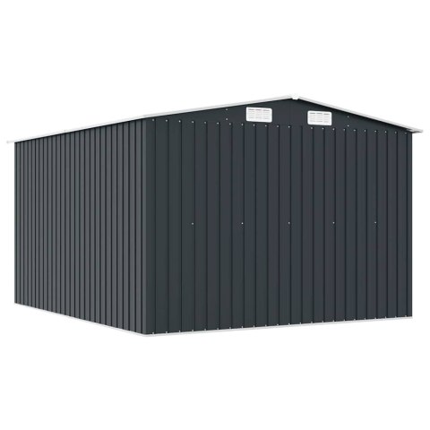 SZOPA OGRODOWA 257X298X178CM METAL ANTRACYTOWA