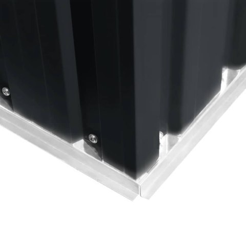 SZOPA OGRODOWA 257X298X178CM METAL ANTRACYTOWA