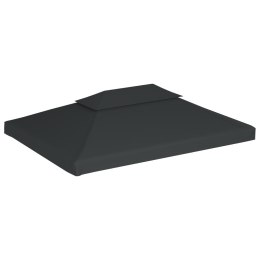 ZADASZENIE ALTANY 2-POZIOMOWE 310 G/M² 4X3 M ANTRACYTOWE