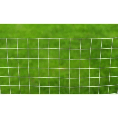 OGRODZENIE Z SIATKI STAL GALWANIZOWANA 10X1 M SREBRNE