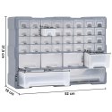 ORGANIZER Z 38 SZUFLADKAMI 52X16X37,5CM