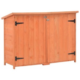 SCHOWEK OGRODOWY 128X42X91CM DREWNIANY