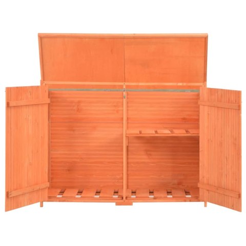 SCHOWEK OGRODOWY 128X42X91CM DREWNIANY