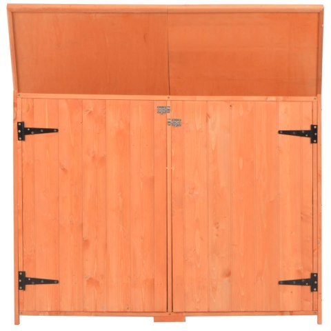 SCHOWEK OGRODOWY 128X42X91CM DREWNIANY