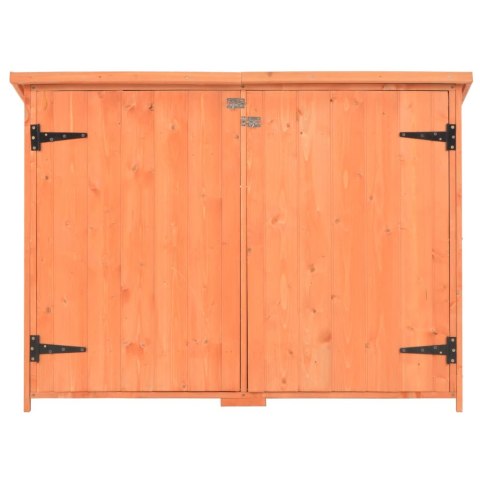 SCHOWEK OGRODOWY 128X42X91CM DREWNIANY
