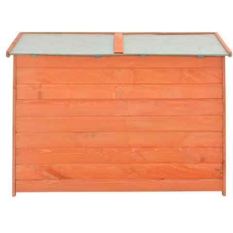 SCHOWEK OGRODOWY 128X42X91CM DREWNIANY
