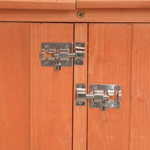 SCHOWEK OGRODOWY 128X42X91CM DREWNIANY