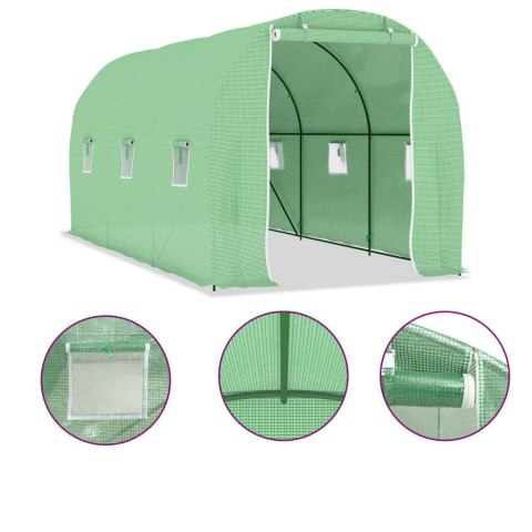 SZKLARNIA OGRODOWA 9 M² 4,5X2X2 M