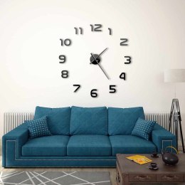 ZEGAR ŚCIENNY 3D NOWOCZESNY DESIGN 100CM XXL CZARNY