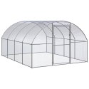KLATKA ZEWNĘTRZNA DLA KURCZĄT 3X4X2 M STAL GALWANIZOWANA
