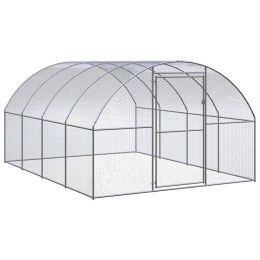 KLATKA ZEWNĘTRZNA DLA KURCZĄT 3X4X2 M STAL GALWANIZOWANA