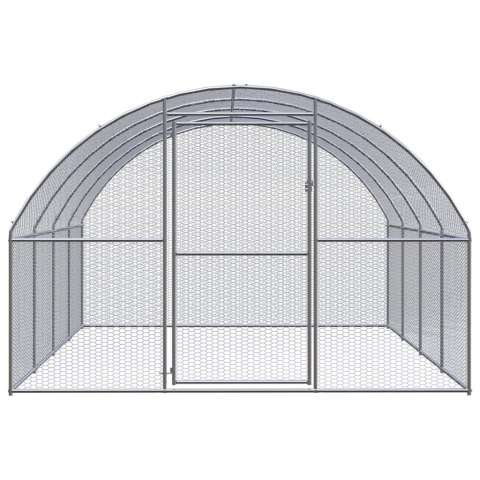 KLATKA ZEWNĘTRZNA DLA KURCZĄT 3X4X2 M STAL GALWANIZOWANA