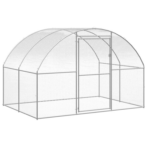 KLATKA ZEWNĘTRZNA DLA KURCZĄT 3X4X2 M STAL GALWANIZOWANA