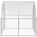 KLATKA ZEWNĘTRZNA DLA KURCZĄT 3X4X2 M STAL GALWANIZOWANA