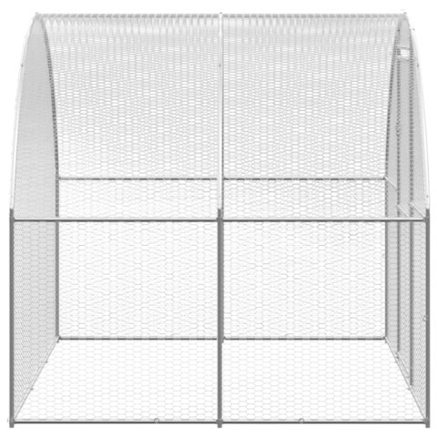 KLATKA ZEWNĘTRZNA DLA KURCZĄT 3X4X2 M STAL GALWANIZOWANA
