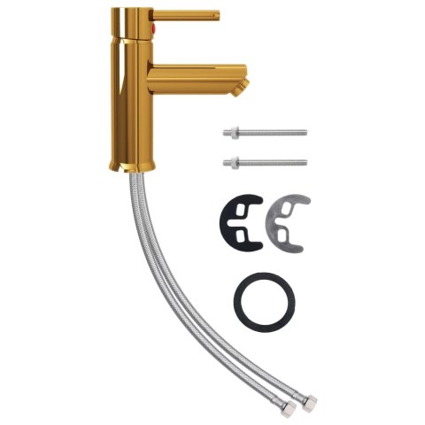 BATERIA UMYWALKOWA ZŁOTE WYKOŃCZENIE 130X176 MM