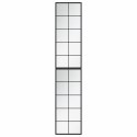 LUSTRA ŚCIENNE 2 SZT. CZARNA RAMA 100X40CM METAL