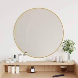 LUSTRO ŚCIENNE ZŁOTE Ø 60CM OKRĄGŁE