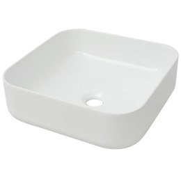 UMYWALKA CERAMICZNA KWADRATOWA 39X39X13,5CM BIAŁA